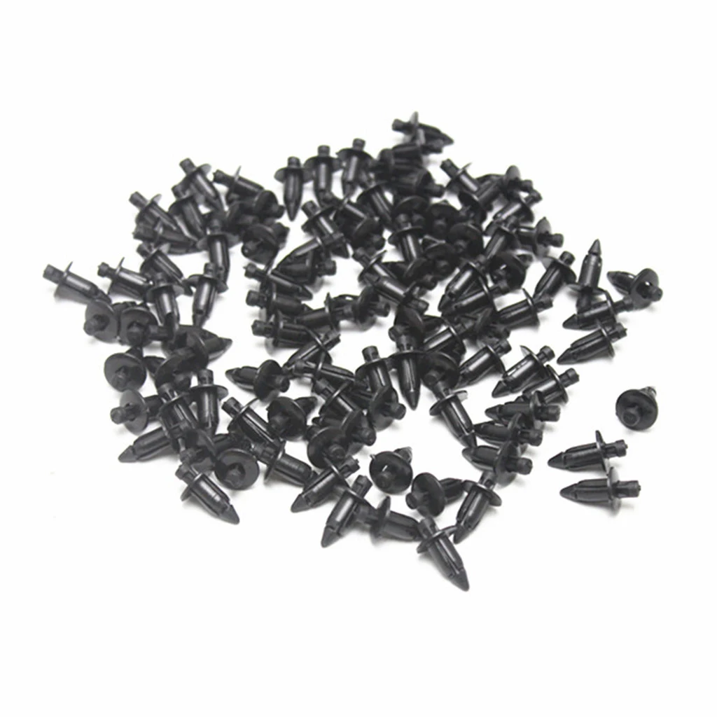 100 шт. 6 мм обтекатель заклепки толчок крыло болт в зажимах фиксаторы ассортимент