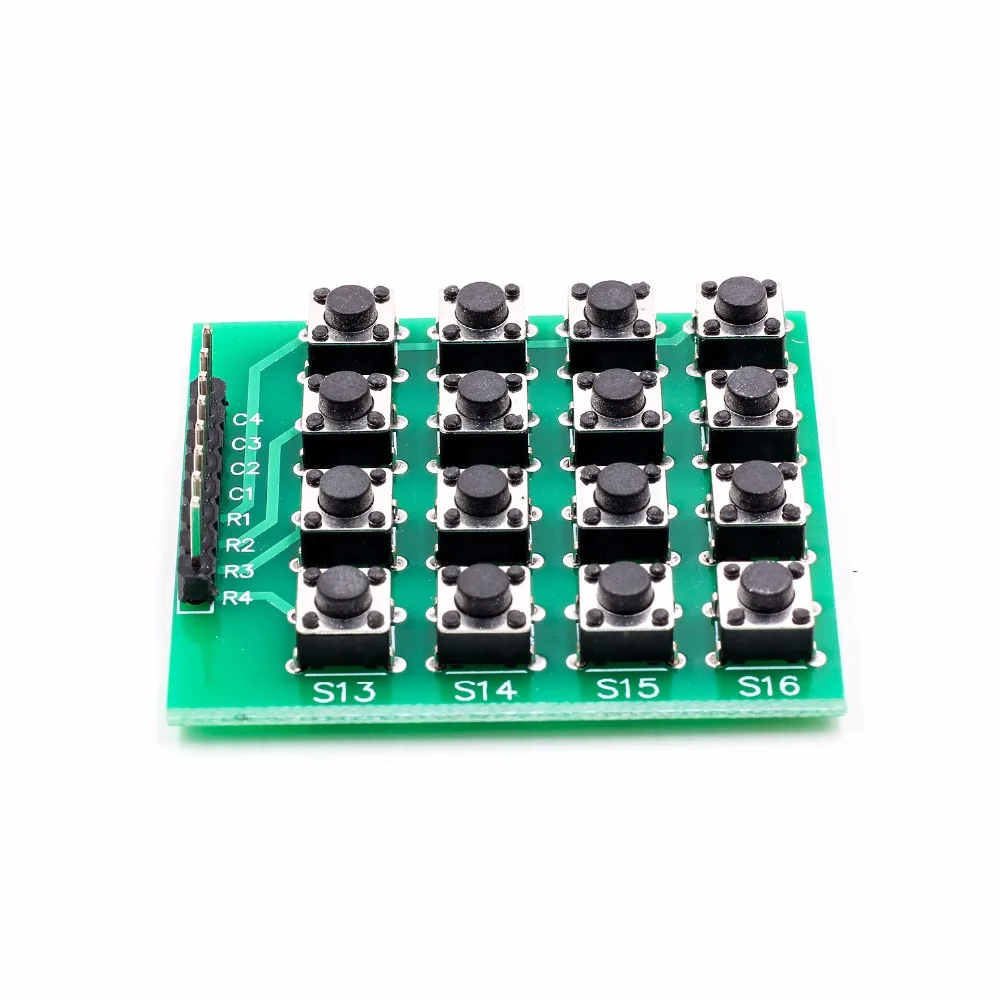 8pin 4x4 4*4 Матрица 16 клавиш клавиатура с кнопочной панелью макетная плата модуль