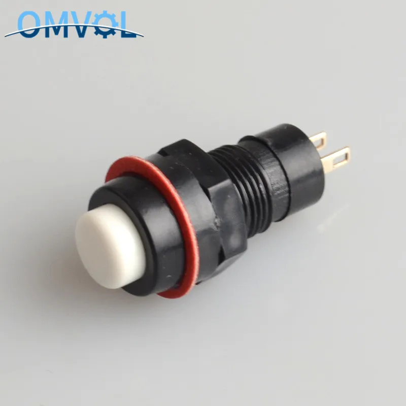 1 шт. самоблокирующийся кнопочный переключатель 10 мм Мгновенный сброса |