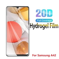 full cover hydrogel film screen protector for samsung galaxy s21 plus ultra a32 a42 a52 a72 a12 s20 plus screen protector film
