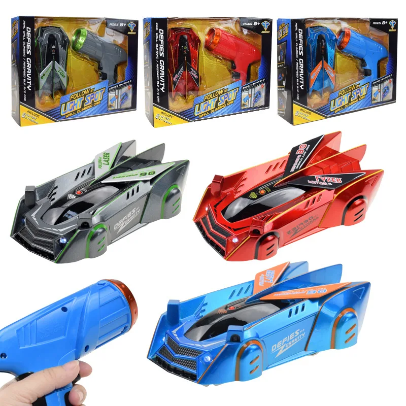 

Remote Control Infrared Laser Sensor RC Car Resist Gravity Follow Light Wall Climbing Car Racing Model Children's Toys Gift