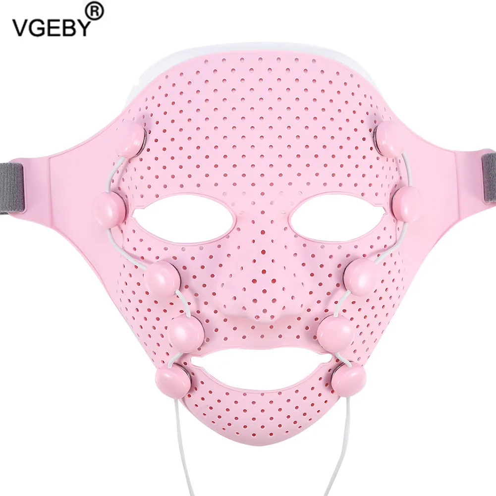 Магнитная Вибрирующая маска для лица против морщин массажная спа удаление акне и