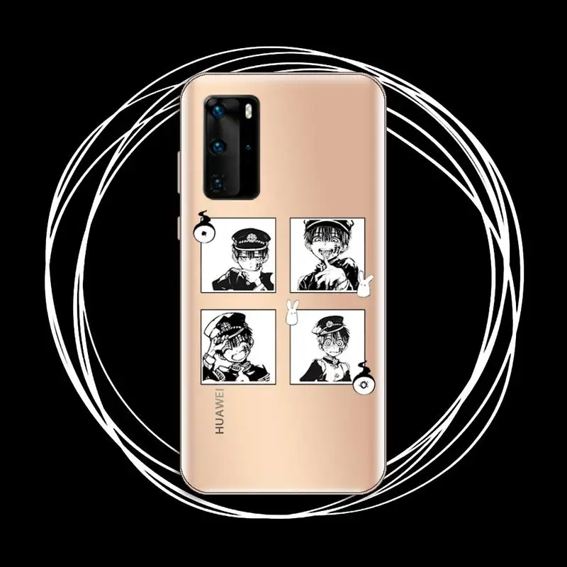 

Toilet Bound Hanako Kun Phone Case Transparent for Huawei P20 P30 P40 honor 8 10i P smart 2019 Samsung A71 A21S S10 20 plus