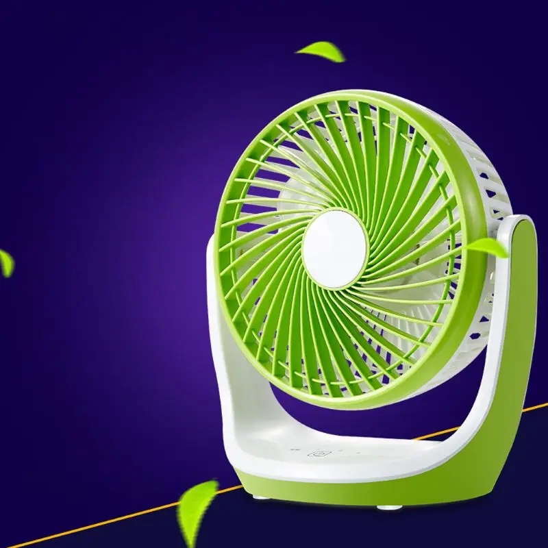 

Universal Rechargeab USB Desk Fan 3 Speed with Touch ON OFF Switch Air Cooling Personal Fan for Home Office Desktop