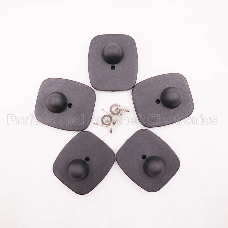 Жесткая радиочастотная бирка безопасности eas 8 2 МГц мини квадратная rf для одежды