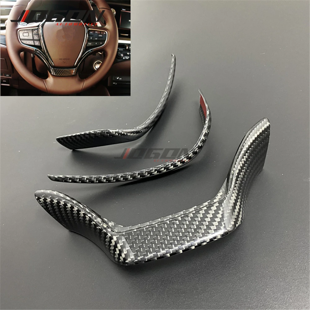 3 шт. для Lexus ES200 ES250 ES300h ES350 2018 2019 2020 Автомобильное рулевое колесо U образная отделка