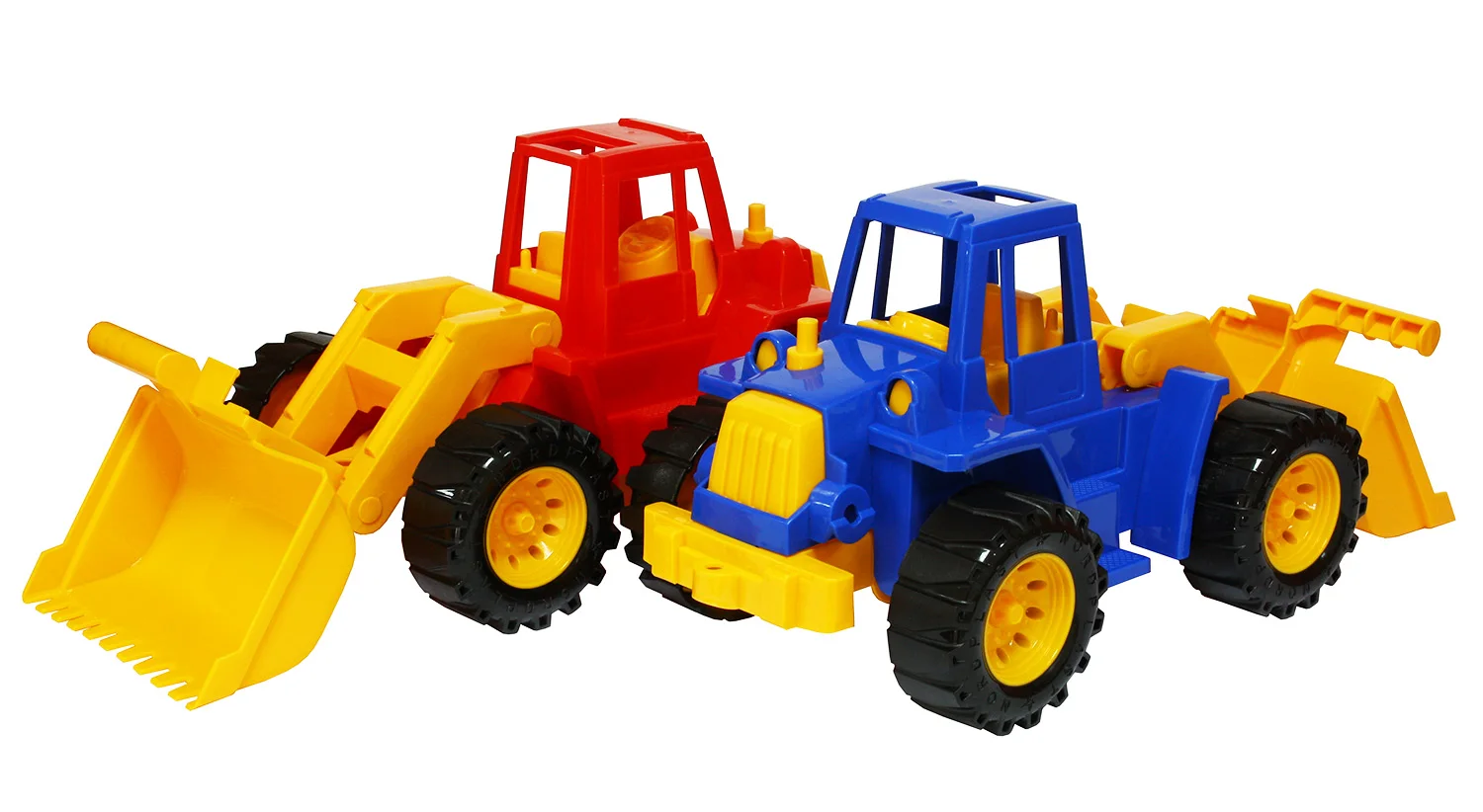 Трактор &quotАнгара&quot с грейдером 35 см детский пластмассовый Нордпласт Н 140| |