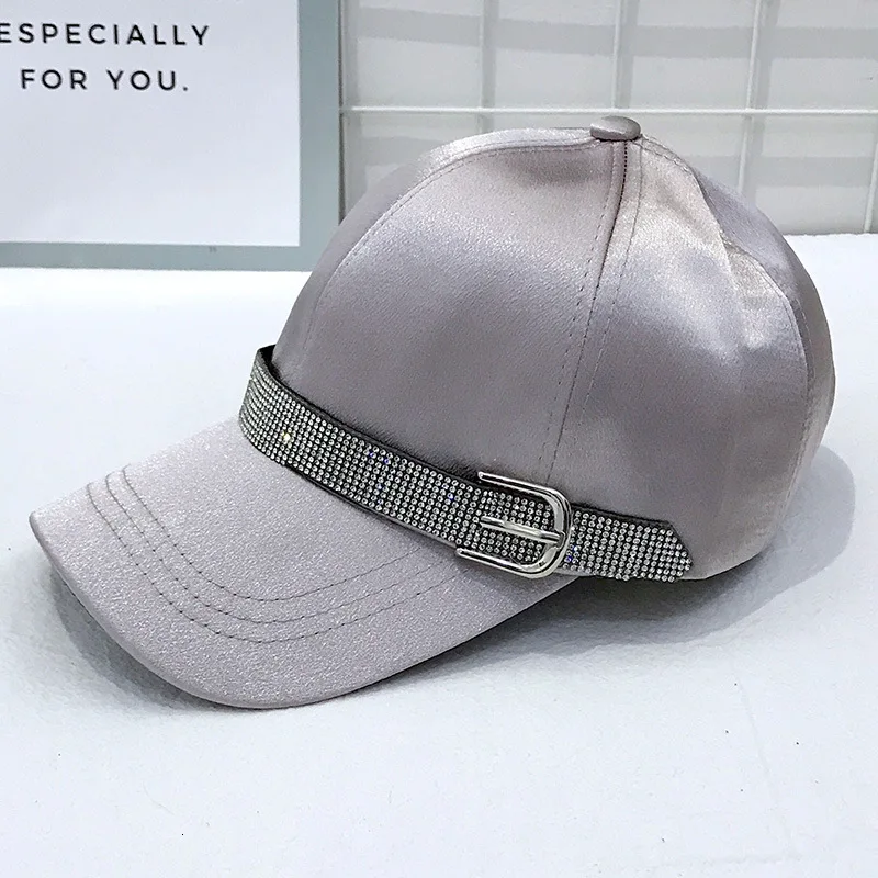 Women Fashion Baseball Cap Topee Dad Hat Baseball Friends Hip Hop Caps Beach Hat Summer Women Bright Diamond Cap