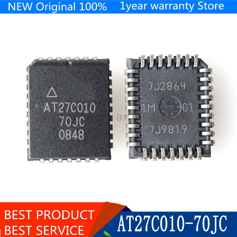 

{ New original } AT27C010-70JC AT27C010 27C010 PLCC-32 10pcs/lot
