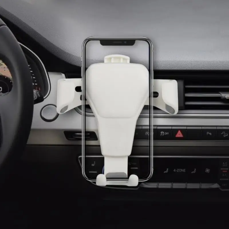 Mobile Phone Holder Gravity Car Mount Anti-skid Anti-fall Scratching Car Air Outlet Gravity Cell Phone For IPhone Samsung Xiaomi