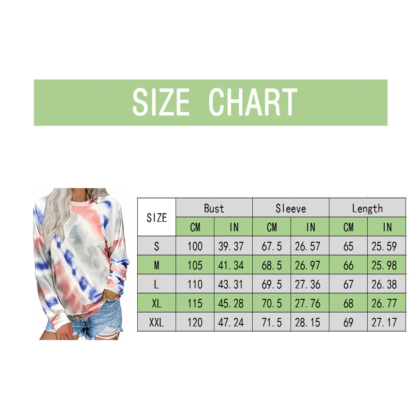 

Sweatshirt Vintage Tie-Dye Print Tops Women Oversized Long Sleeve O-neck Pullover Casual Female Loose Plus Size Clothing