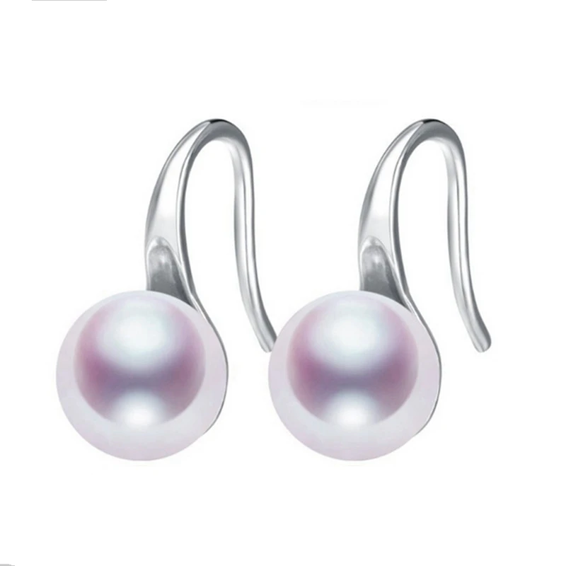 Женские серьги из серебра 925 пробы с пресноводным жемчугом|earrings flag|silver wedding anniversary