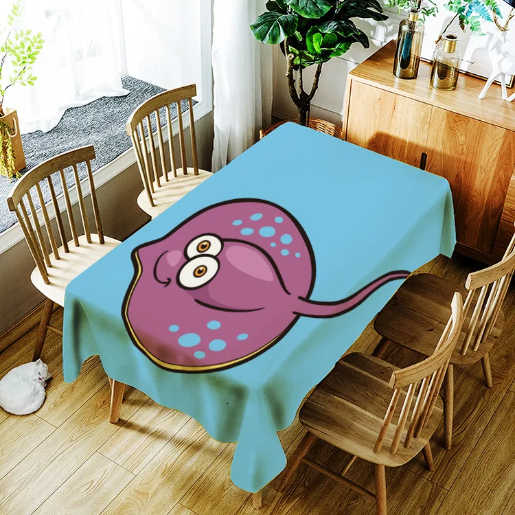 

PVC washable waterproof printing cartoon pattern household tablecloth