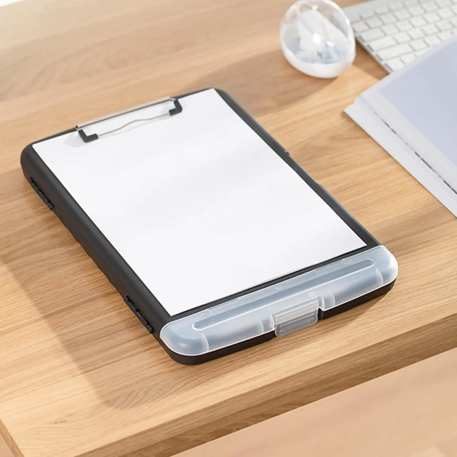 

Storage File Box Multifunctional File Box With Writing Board Board-Clip Pen Case A4 File Box Folder Hanging File Test Paper