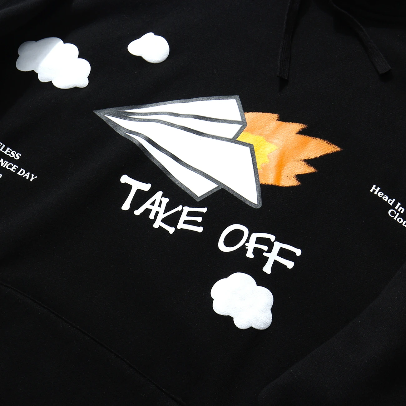 

Paper Plane Print Hip Hop Hoodie Sweatshirt Streetwear 2020 Fleece Autumn Japanese Casual Harajuku Hoodie Pullover