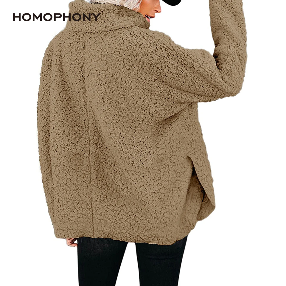 HOMOPHONY 2021 женский осенне-зимний Свободный Повседневный свитер с высоким