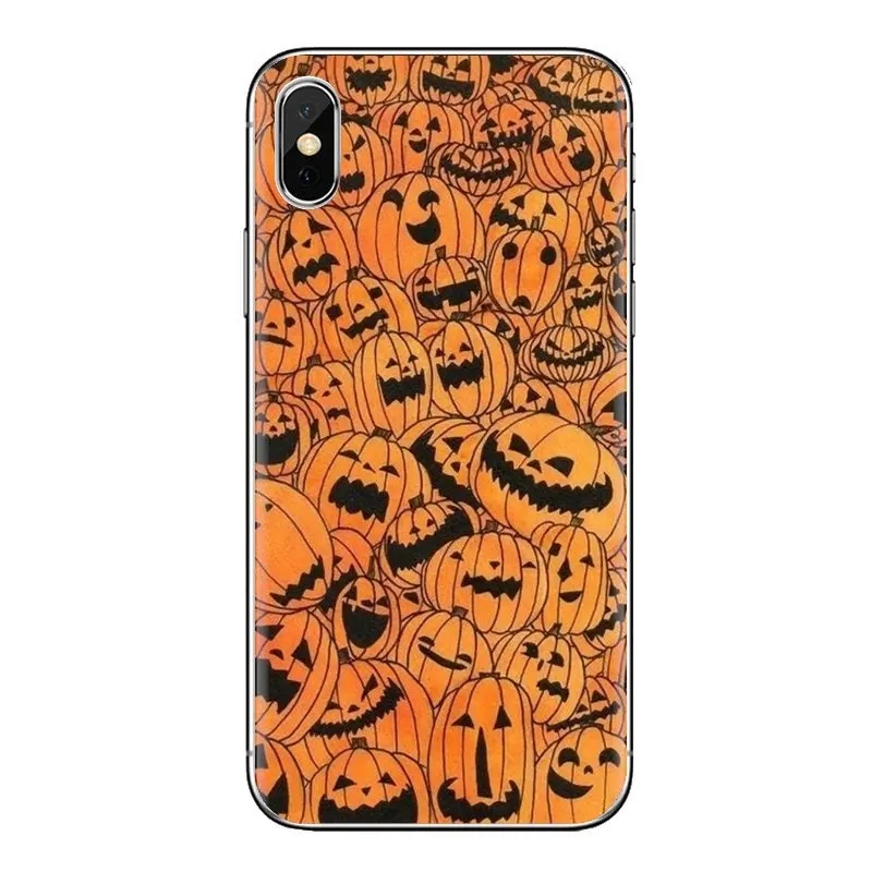 Pumpkin Halloween Bat Witch Boo Cell Phone Case For Sony Xperia Z Z1 Z2 Z3 Z5 compact M2 M4 M5 E3 T3 XA Aqua LG G4 G5 G3 G2 Mini |