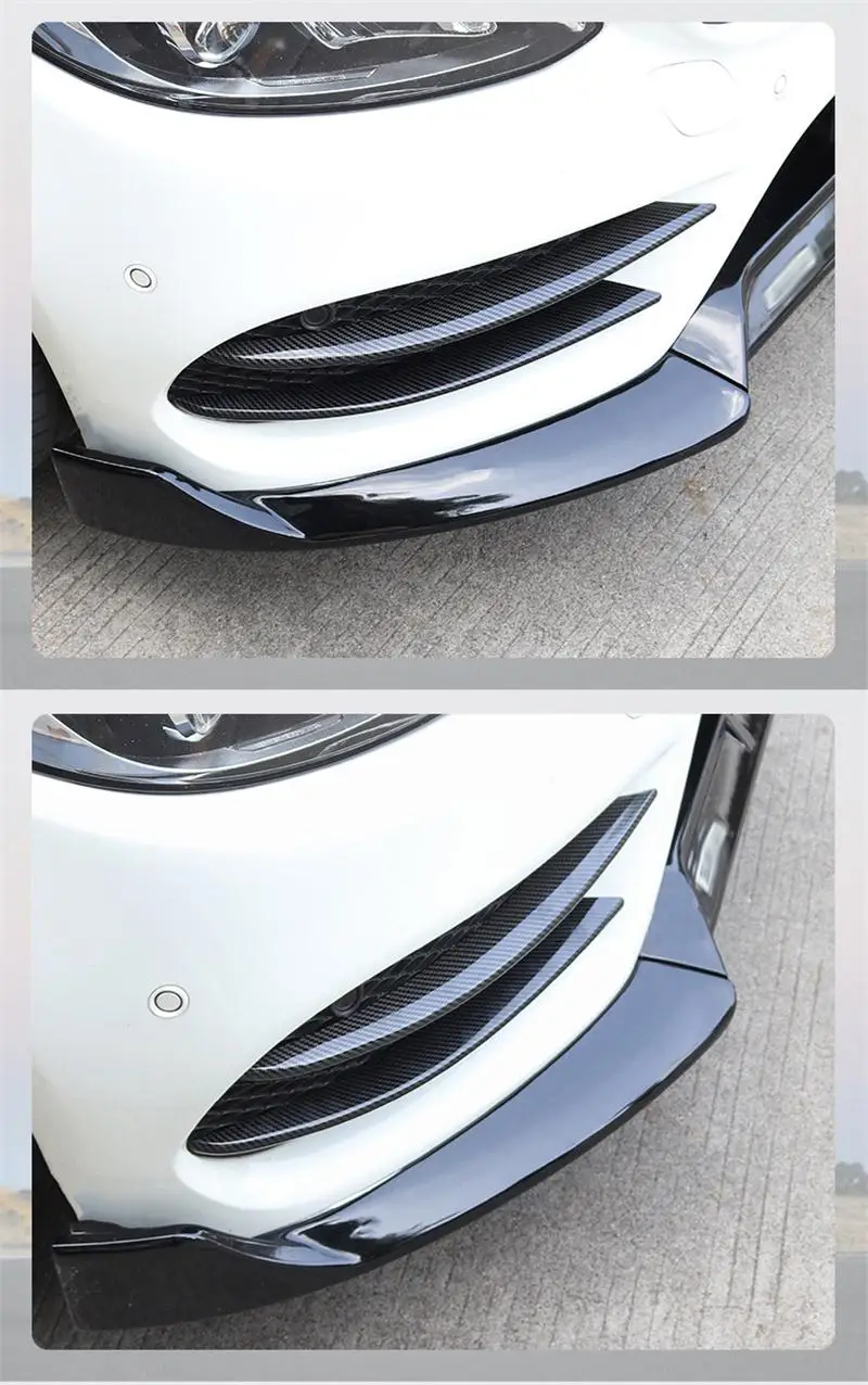 Автомобильный Стайлинг для Mercedes Benz C Class W205 C180 C200 головная накладка на Противотуманные фары планки Авто наклейки световые Углеродные аксессуары