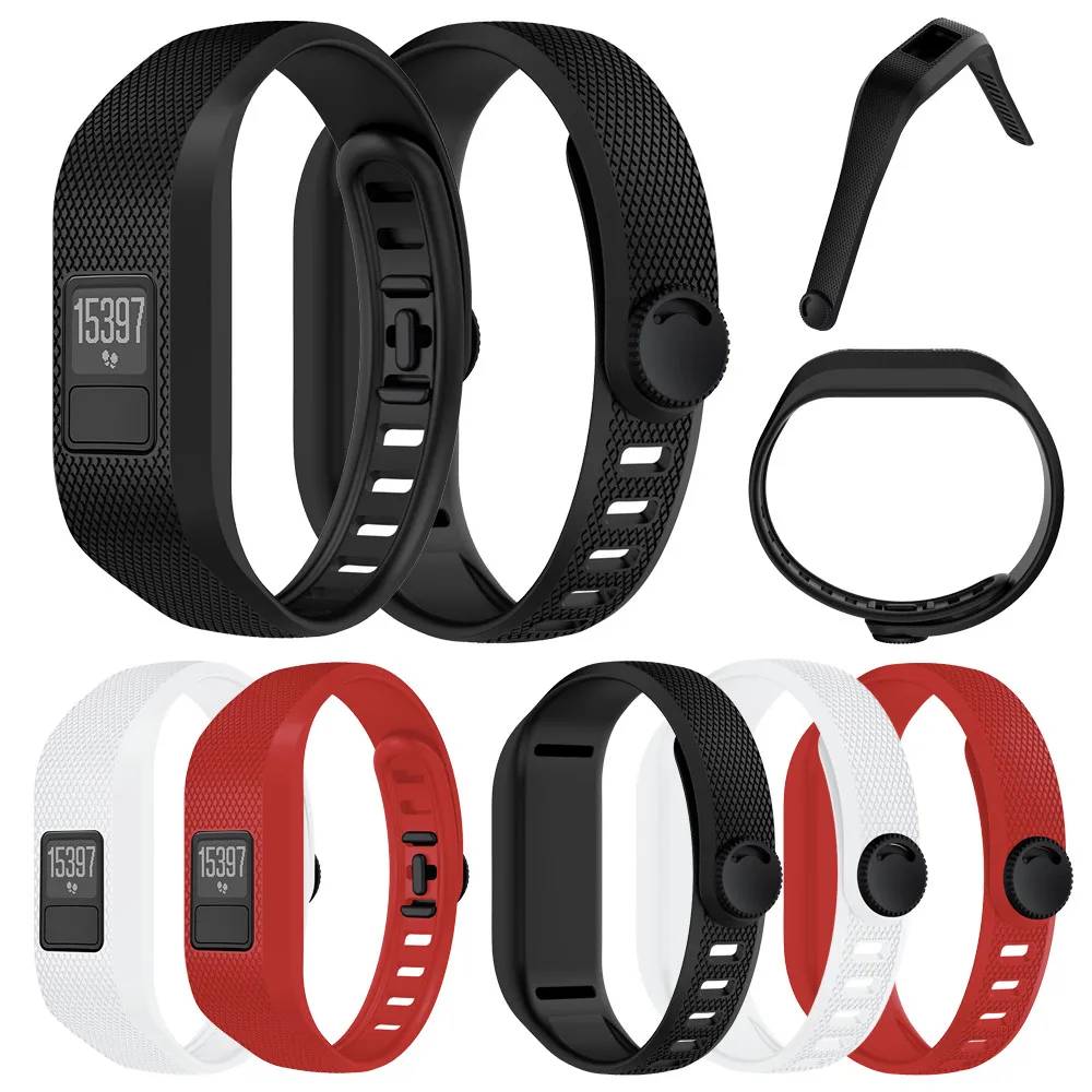 

Мягкий силиконовый сменный ремешок аксессуар наручные часы для Garmin Vivofit 3 тонкая цветная рамка чехол Аксессуары # BL3