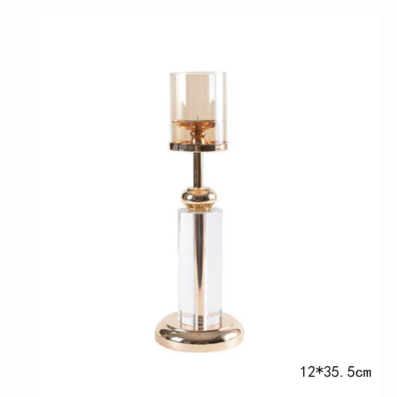 

Rose Gold Decoration Home Glass Candle Holder Moroccan Decor Lighthouse Lantern Candle Geometric Marocco Home Decoretion