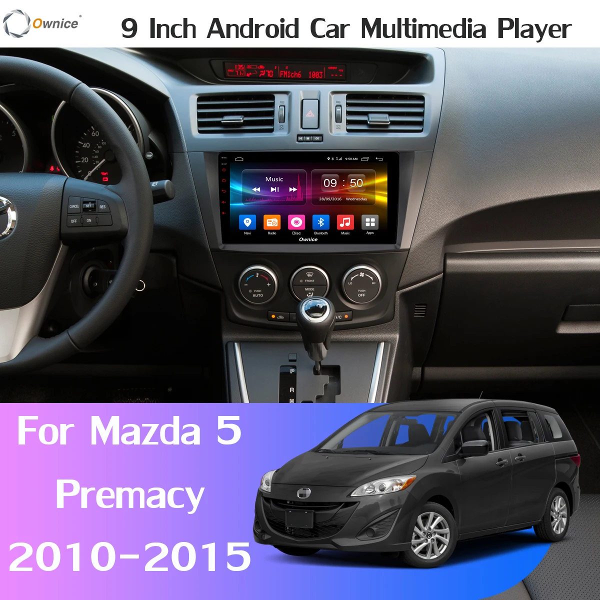 " 360 ° панорамный Android автомобильный DVD gps Мультимедиа для Мазда 5 2010 2011 2012 2013 Premacy автомобильный Радио DSP CarPlay 4G LTE