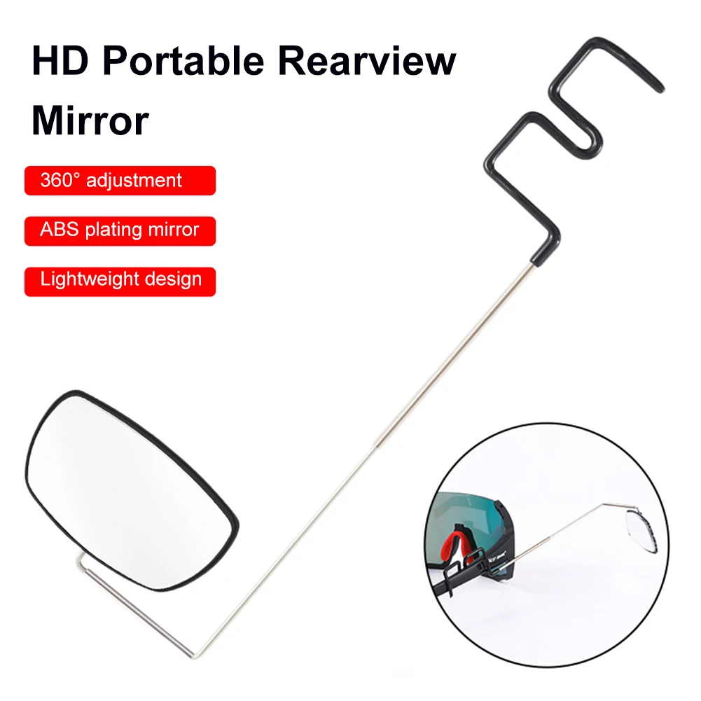 

Bike Glasses Mirror 360 Degree Adjustable Sunglass Rear View Mirror Lightweight Wide Angle Eyeglass Mirror Cycling Accessories