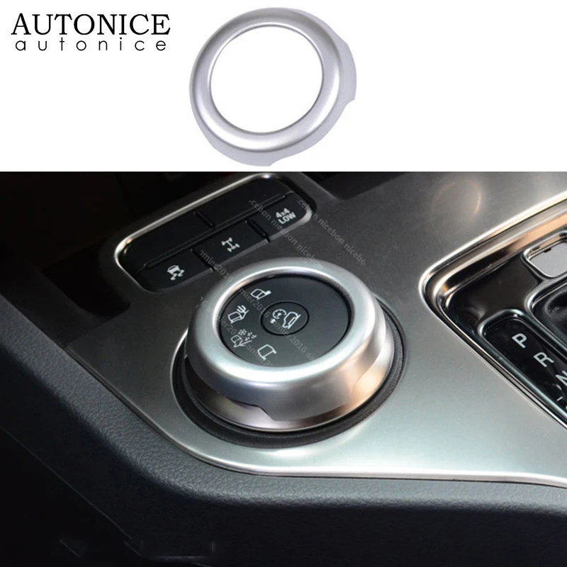 

Interior Gear Shift Knob Decorator Cover for Ford Ranger Everest Endeavour 2015 2016 2017 2018 2019