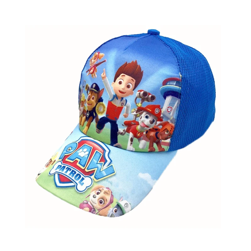 Paw Patrol мультфильм милые Удобные бейсболки Солнцезащитная сетка шляпа Детская