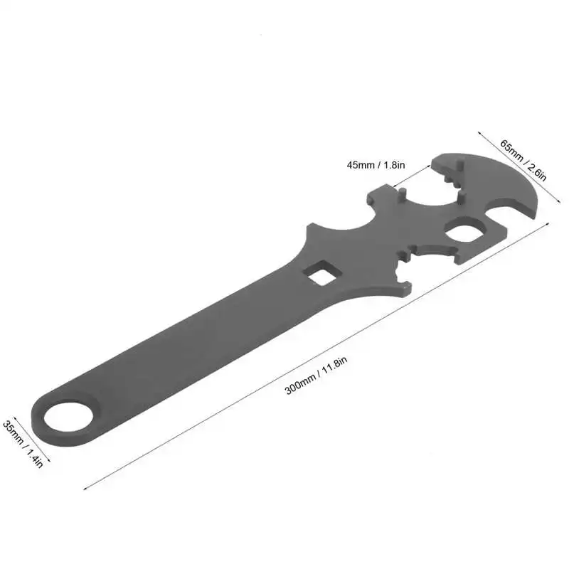 

Steel Wrench Convenient Professional Wrench for M4 Spanner Firm And Stable Practical for Factory Home