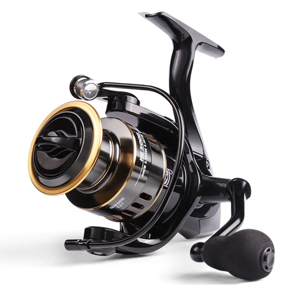 

Metal Spool 5.2:1 Spinning Reel HE1000-5000 Drag Stainless Steel Line Spool Fishing Tackle Accessories