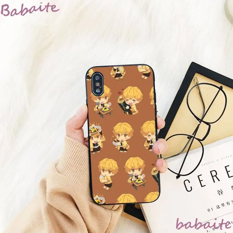 

Babaite demon slayer zentisu Painted Phone Case For iPhone 8 7 6 6S Plus X XS MAX 5 5S SE XR 11 11pro promax 12 12Pro Promax