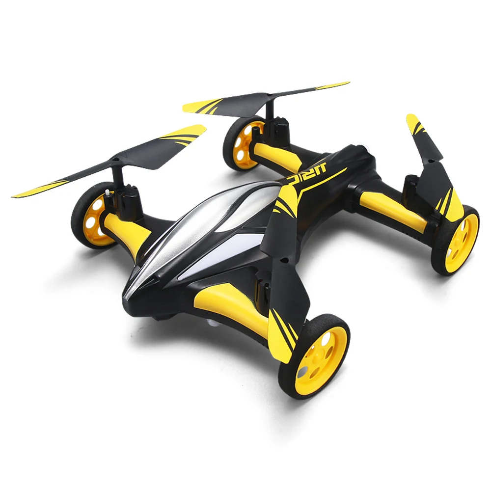 2 4G 4CH 6 осевой гироскоп летающий автомобиль RC Квадрокоптер RTF с 3D откидной кнопкой