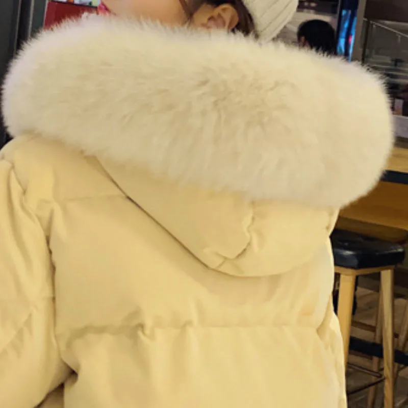 

Autumn and winter sweet student fashion short coat women's college style thick loose European and American cotton clothes