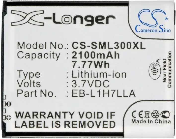 Кэмерон китайско 2100 мАч батарея для SAMSUNG Galaxy Axiom победы 4G 4 аппарат не привязан к