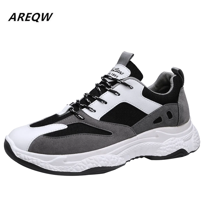 2019 Ретро Для мужчин спортивной обуви прогулочная обувь с сетчатой тканью дышащая