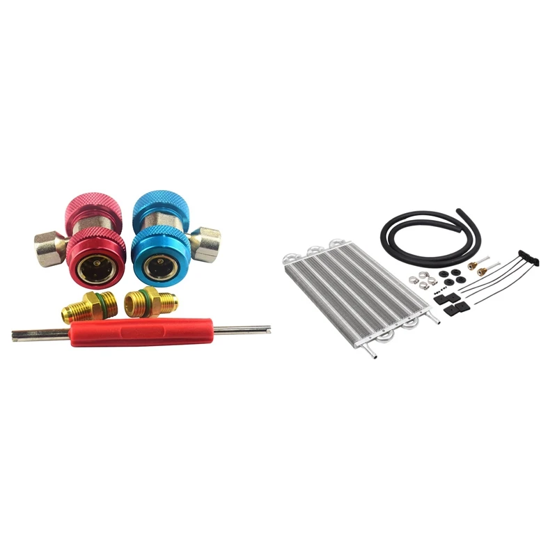 

Ручной адаптер, соединитель для автомобиля с воздушным конденсатором, радиатор AFT, 6 рядов, масло, ремешок для конденсатора