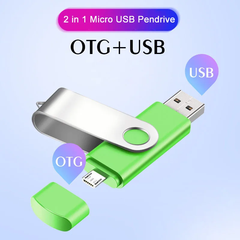 Флеш-накопитель OTG вращающийся на 8 ГБ 4 16 32 64 128 карта памяти флеш-накопитель для