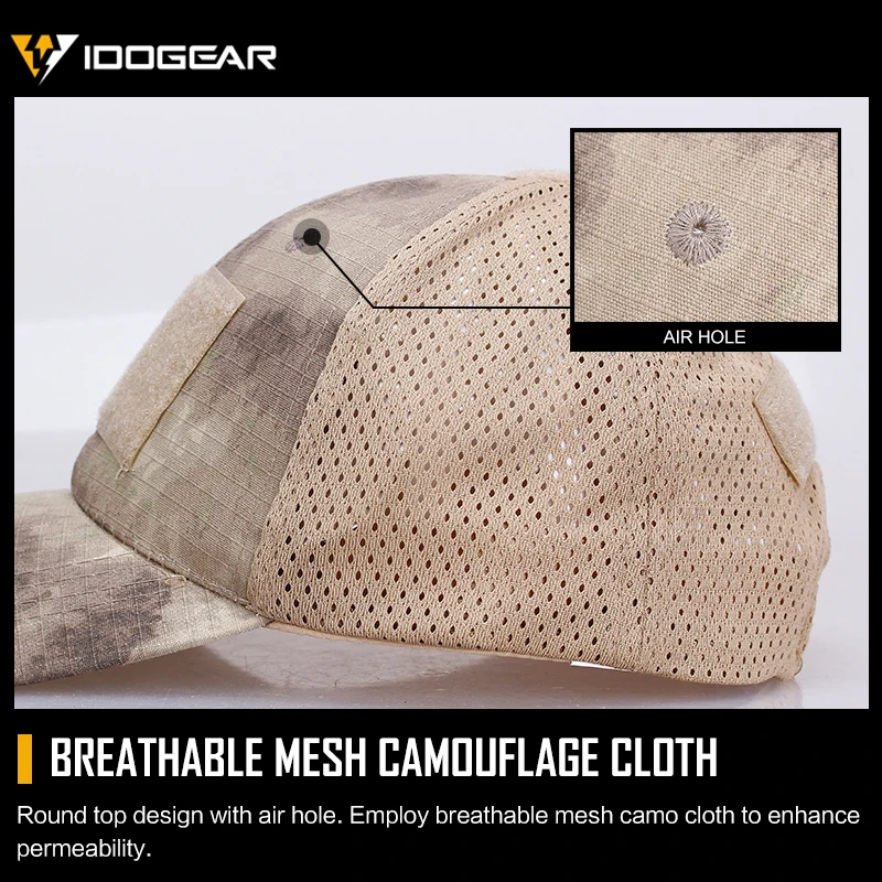 IDOGEAR бейсболка для страйкбола сетчатые шляпы от солнца папы головной убор