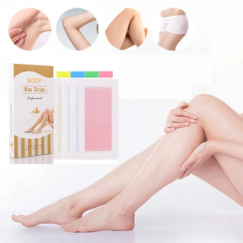 

20pcs/Box Removal Nonwoven Body Cloth Hair Remove Wax Paper Rolls High Quality Disposable Hair Removal Epilator Wax Strip Paper