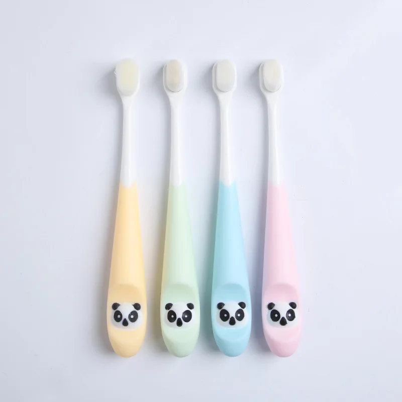 Зубная щетка детская мягкая с рисунком панды От 2 до 6 лет учебная зубная - купить