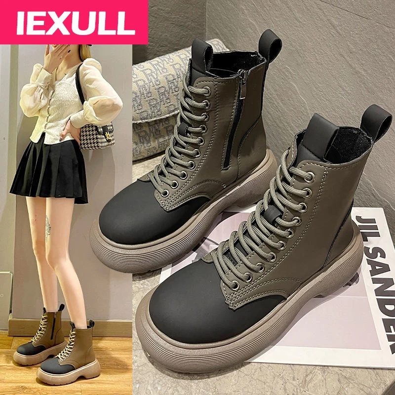 

Trifle-bottom Martin boots female British style fried street short boots2021 new small fragrant wind thin boots super fire boots