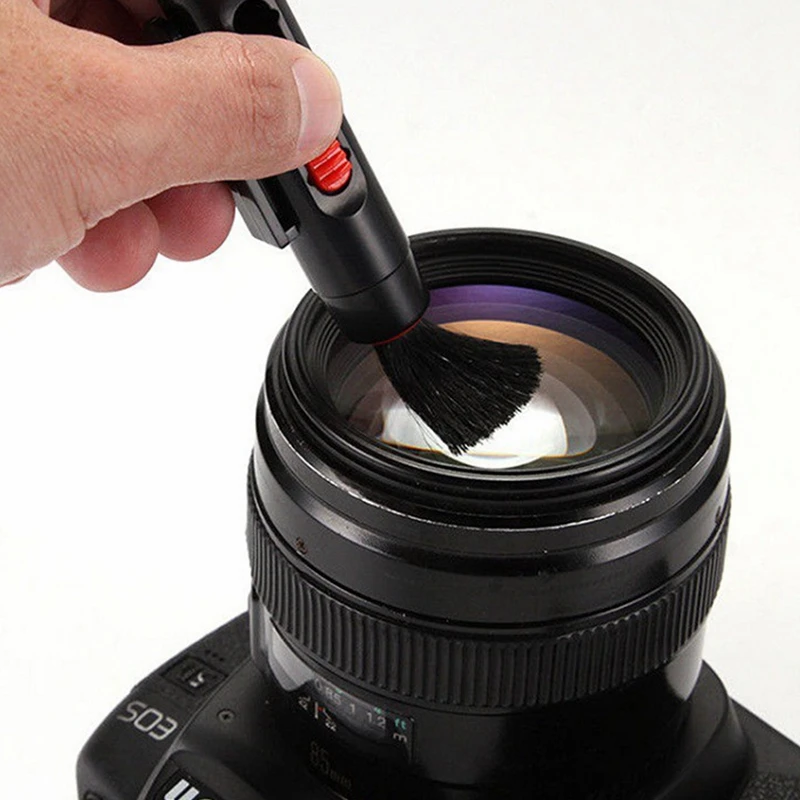 

3IN1 Camera Cleaning Kit Suit Dust Cleaner Brush Air Blower Wipes Clean Cloth kit for Gopro for Canon for Nikon Camcorder VCR