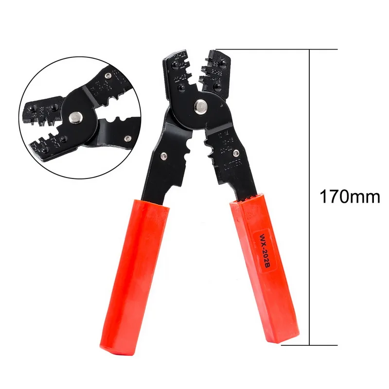 

Crimper Pliers Crimping Tube Terminal Pliers Ferrules Tool Electrical Bootlace Terminal Crimping Tools 0.25-2.5 Style