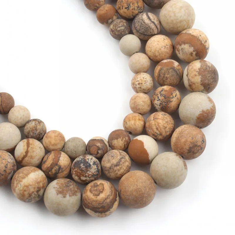 Натуральный Матовый Бисер для самостоятельного изготовления браслета и