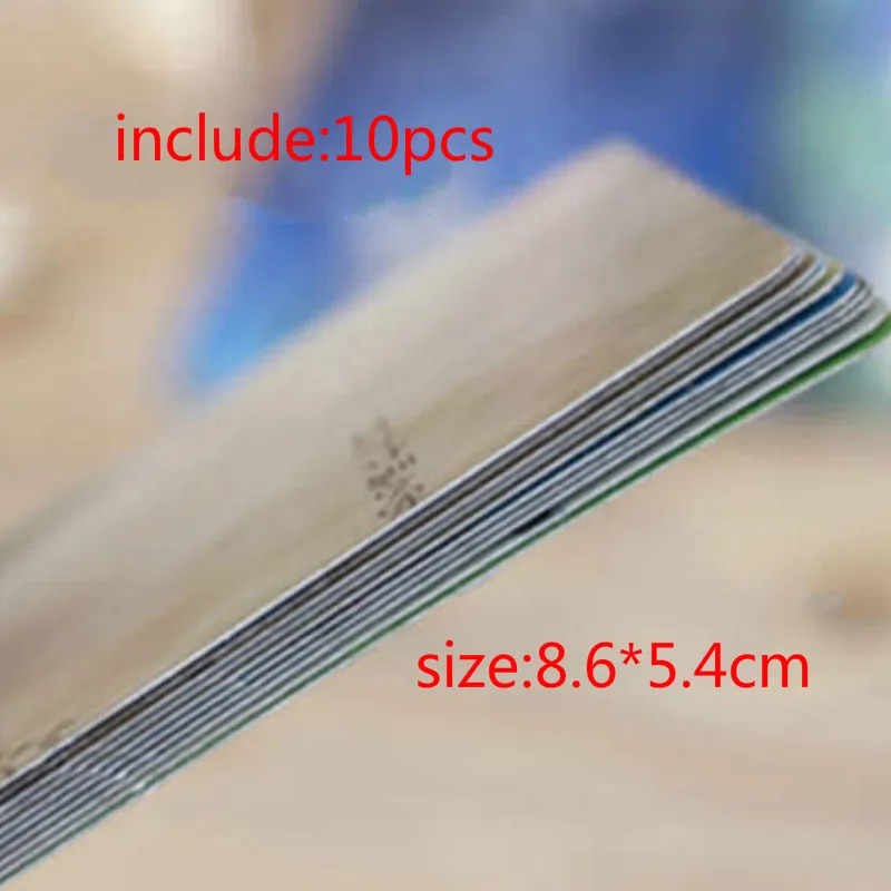 

Anime Demon Slayer: Kimetsu no Yaiba Card Sticker 10pcs/lot Cartoon Credit Card Sticker