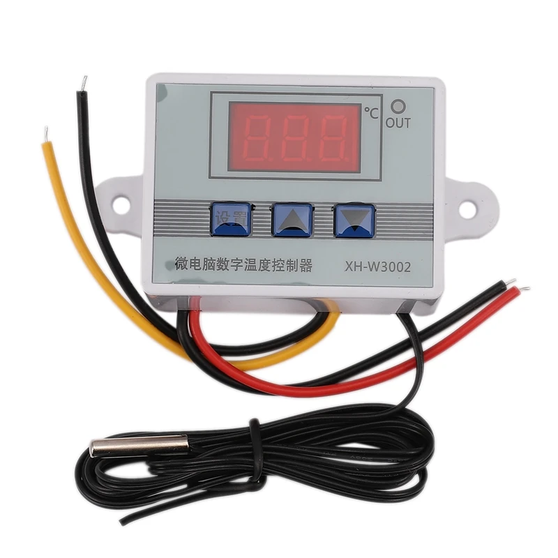 

220V Professional W3002 Digital LED Temperature Controller 10A Thermostat Regulator XH-W3002