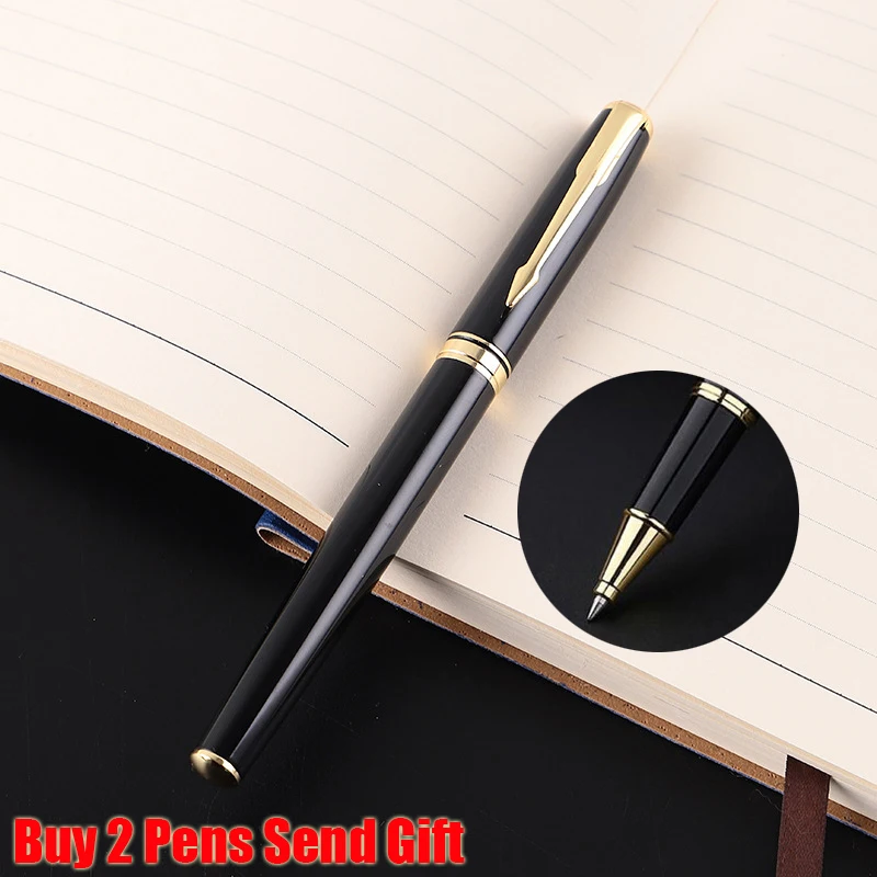 Luoshi 923 Бренд Hero 1502 Роскошная металлическая перьевая ручка PK Sonnet форма деловая офисная ручка для письма купить 2 ручки отправить подарок - Цвет: Luoshi 923