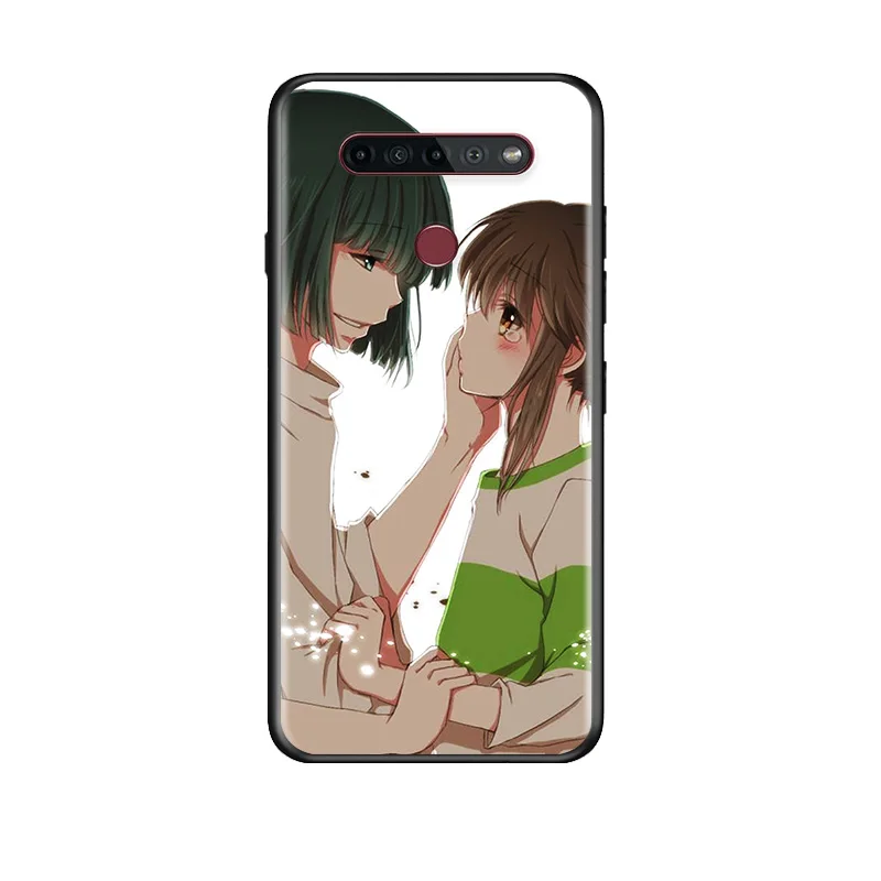 

Anime Spirited Away Studio Ghibli For LG G8 V30 V35 V40 V50 V60 Q60 K40S K50S K41S K51S K61 K71 K22 ThinQ 5G Black Phone Case