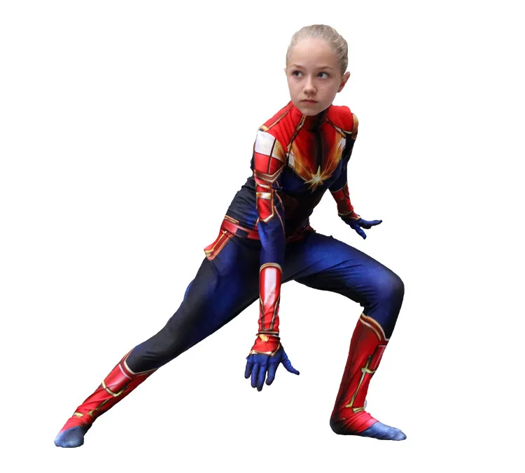 Детский роскошный костюм супергероя для девочек на Хэллоуин Карнавальные