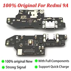 100% оригинал, новинка, для Xiaomi Redmi 9A, usb-порт для зарядки, микрофон, док-станция, разъем, плата, гибкий кабель для Xiaomi Redmi 9 A